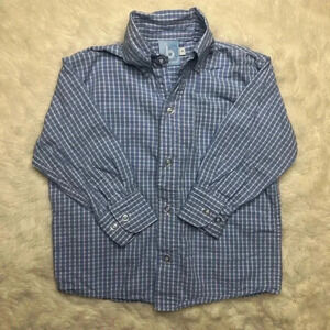 Bella Bliss  Button-Down Shirt Blue/White Size 3T